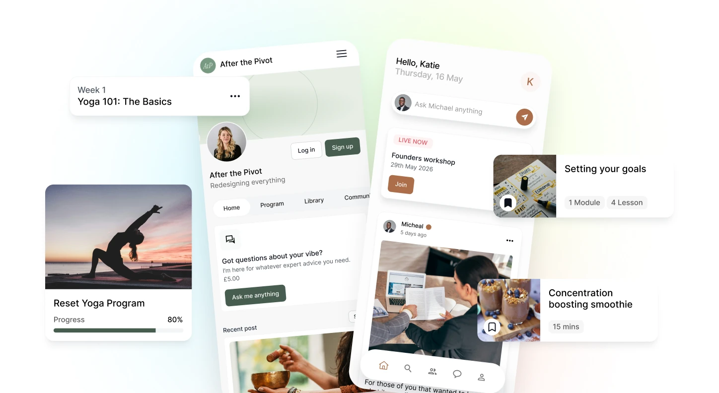 KLIQ app experiences